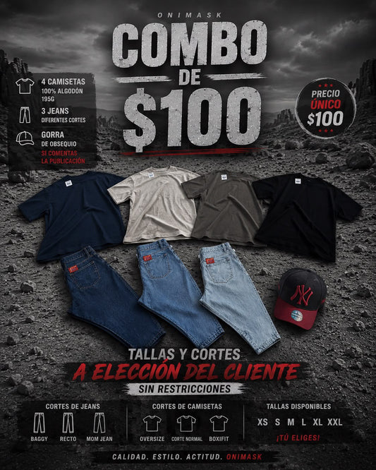 Combo ONIMASK $100
